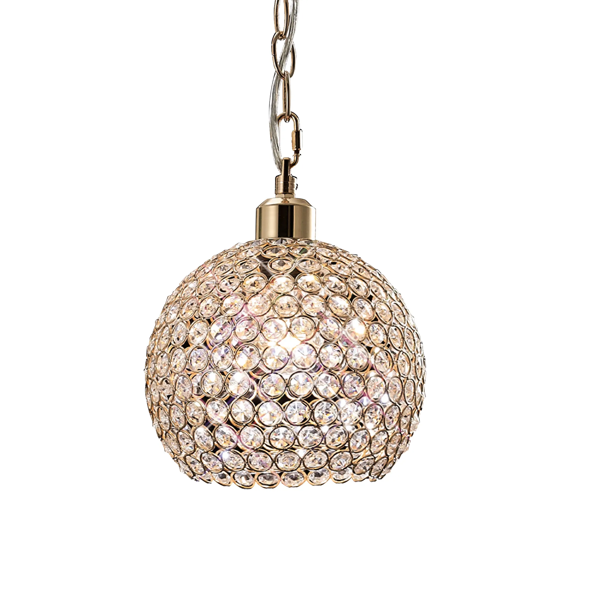 Kudo Crystal Ball Non-Electric SHADE ONLY French Gold IL30762  Diyas Kudo French Gold